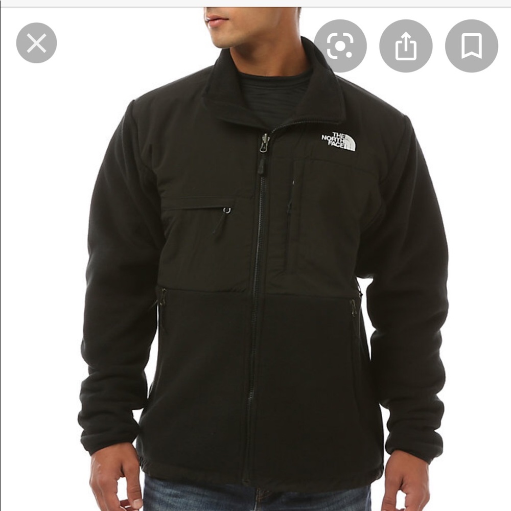 North Face Men’s Denali Full Zip - size L, black